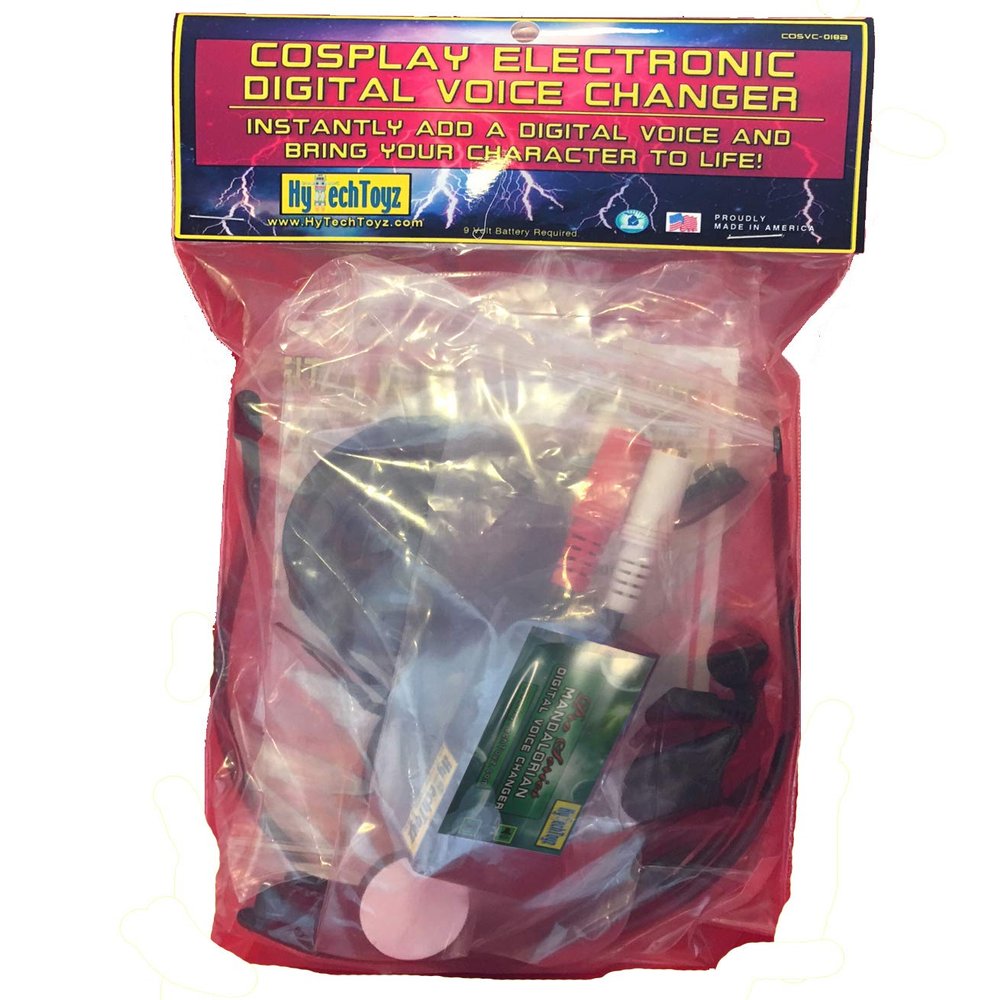 MANDALORIAN - BOBA FETT HELMET VOICE CHANGER COSPLAY HALLOWEEN COSTUME SET MICROPHONE & SPEAKER - MAKES YOUR VOICE SOUND LIKE MANDALORIAN