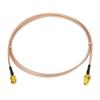 Bingfu WiFi Antenna Extension Cable (2-Pack) RP-SMA Male to RP-SMA Female Bulkhead Mount RG316 Cale 1m 3 feet for WiFi Router Security IP Camera Wireless Mini PCI Express PCIE Network Card Adapter view 3