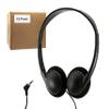 *(6 Pack)* Bulk Headphones for School Library Classroom Airplane Hospital Museum Hotel Tours Gym Students Adjustable Disposable Reusable Comfortable Compact and Easy to Store Headsets (6 Pack) view 1