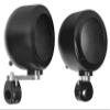 Rockville MAC40B (2) 4" Black Swivel Aluminum Tower Speaker Pods, Waterproof, 360-Degree Rotation for ATV/UTV/Motorcycle view 1
