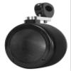 Rockville MAC40B (2) 4" Black Swivel Aluminum Tower Speaker Pods, Waterproof, 360-Degree Rotation for ATV/UTV/Motorcycle view 4