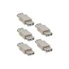 JNSupplier 5X USB 2.0 Type A Female to Female F/F Extension Adapter Coupler Gender Changer Connector view 1