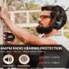PROTEAR Bluetooth Hearing Protection Headphones with FM AM Radio25dB NRR Rechargeable Hearing Protectors, Ideal for Lawn Mowing, Construction, Chainsaw, Landscaping(Red) view 2