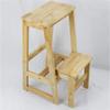 XWZJY Double-Step Stool Heightening Solid Wood Climbing Ladder Multifunction Staircase Chairs with Non-Slip Wide Pedal Lightweight Garden Tools,Load Bearing 175kg view 3