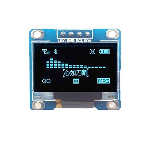 0.96 inch IIC I2C Serial White OLED Display Module 128X64 I2C SSD1306 12864 LCD Screen Board GND VCC SCL SDA 0.96" fo
