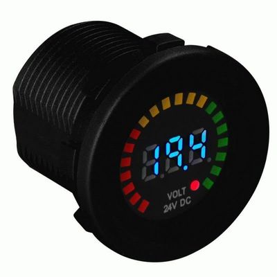 Flush Mount 24V Digital Voltage Meter with Graphic Display IBR94
