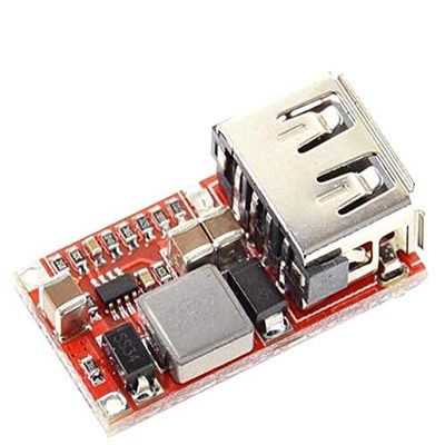 10PC DC6-24V 12V to 5V USB Output Charger Step Down Power Module Mini DC-DC Step Up Boost Module Power Adjustable Buck Converter