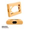 Alltravel External Solid State Drive Bumper Sleeve for Samsung T5 Portable 250GB 500GB 1TB 2TB SSD USB 3.0 External Solid State Drives, Super Strong Bumper Anti Shock, Shake and Drop (Gold) view 3