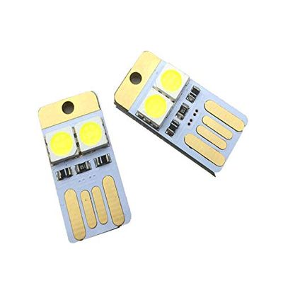 10PCS Computer Keyboard Light Ultra-Small Mini-USB Lights LG Light Mobile Power USB Lights Double-Sided Insert