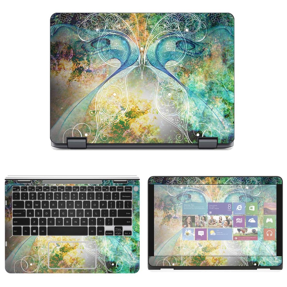Decalrus - Protective Decal Skin Sticker for Dell Inspiron 3195 / i3195 2-in-1 (11.6" Screen) case Cover wrap DEinspiron2in1_3195-197