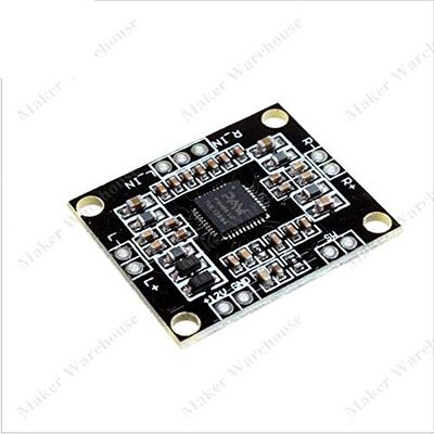 10pcs PAM8610 Digital Power Amplifier Board 2 x15w Dual Channel Stereo Mini Class D Power Amplifier Board 7V15V