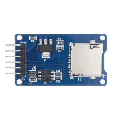 50pcs/lot Micro SD Card mini TF Card Reader Module SPI interfaces with Level Converter chip