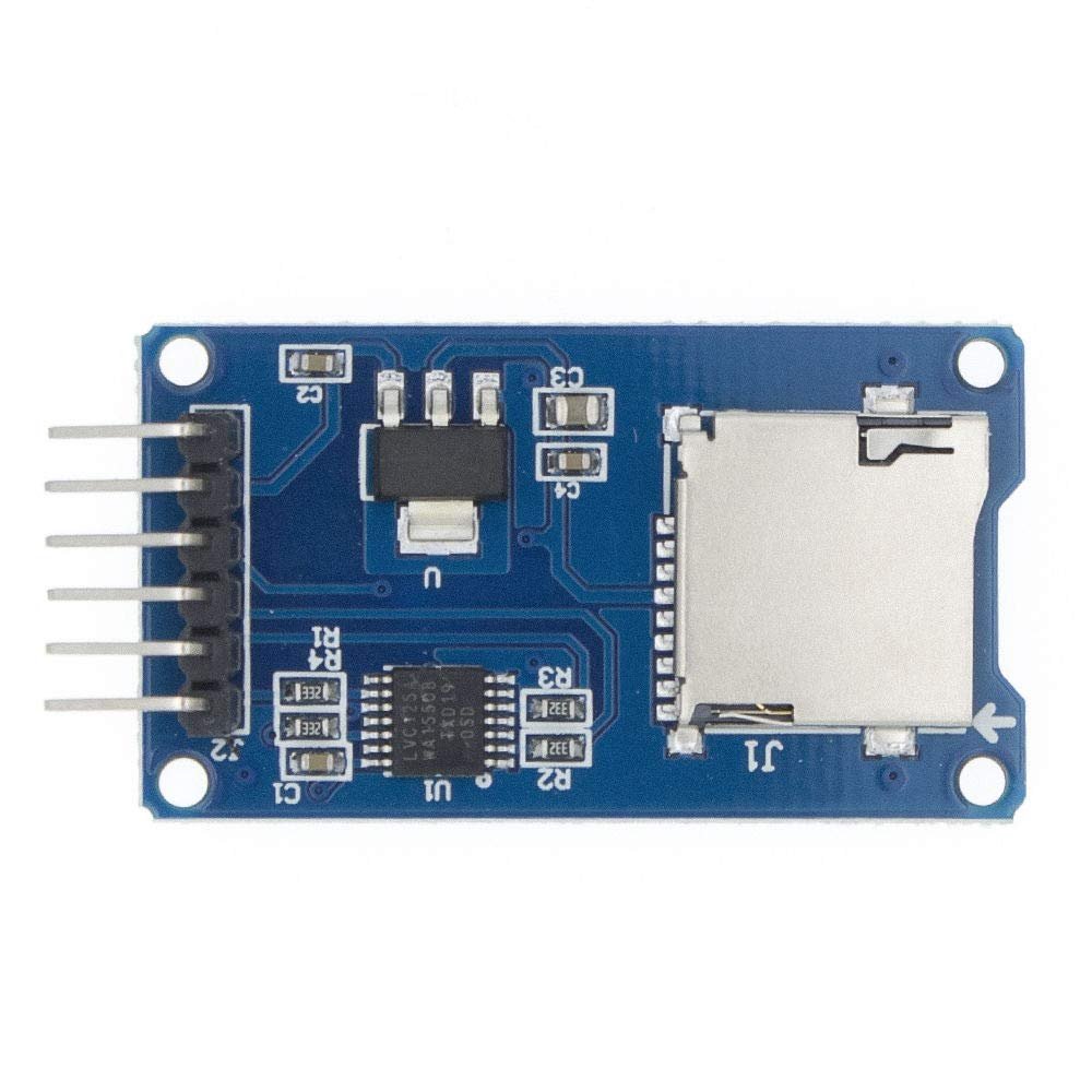50pcs/lot Micro SD Card mini TF Card Reader Module SPI interfaces with Level Converter chip