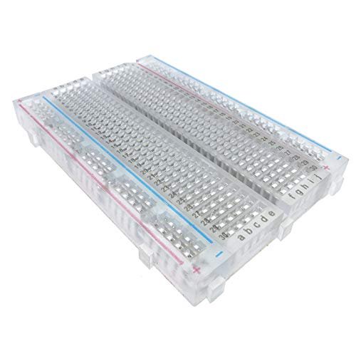 5PCS/LOT 400 Tie Point Interlocking Solderless Mini Breadboard Transparent breadboard for arduino 83X55 mm Crystal Breadboard