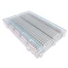 5PCS/LOT 400 Tie Point Interlocking Solderless Mini Breadboard Transparent breadboard for arduino 83X55 mm Crystal Breadboard view 1