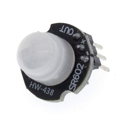 IndustrialField MH-SR602 Mini Motion Sensor Detector Module HC-SR602 Pyroelectric Infrared PIR kit Sensory Switch Bracket DIY with Lens