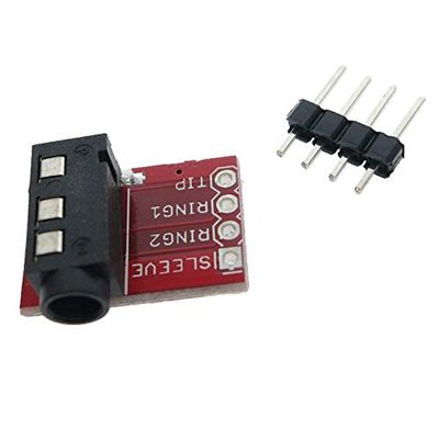 10pcs TRRS 3.5mm Jack Breakout Headphone Audio Video MP3 Block Interface Modules
