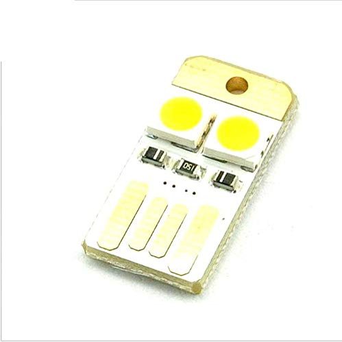 10PCS Computer Keyboard Light Ultra-Small Mini-USB Lights LG Light Mobile Power USB Lights Double-Sided Insert
