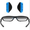 ToughAsNails Euro Fit Replacement Nose Pads for Oakley Double Edge OO9380 Sunglasses - Blue Hard Base view 1