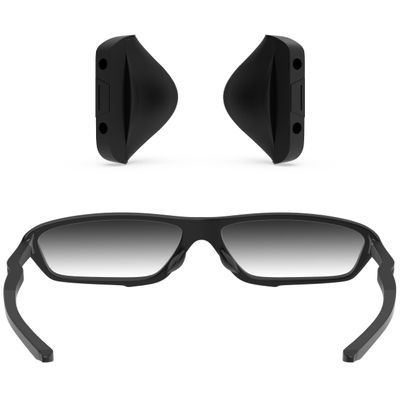 ToughAsNails Asian Fit Replacement Nose Pads for Oakley Badman OO6020/Badman Asian Fit OO6035 Sunglasses - Black Hard Base
