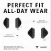 ToughAsNails Euro Fit Replacement Nose Pads for Oakley Twenty OO9157/Twentysix.2 OO9177/Twenty XX 2012 Sunglasses - Gray Hard Base view 2