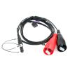 HangTon 12V Power Cable for Trimble R7 R8 R9 R10 R12 5700 5800 SPS985 GPS RTK GNSS Receiver, 7 Pin to Clips view 1
