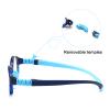 Fantiace Children's Anti-blue Glasses Frame Blue Light Blocking Teen Tr90 Flexible Goggles Kids Eyelasses Boys Girls view 4