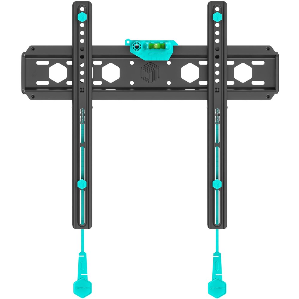 ONKRON Fixed TV Wall Mount for 35-65 Inch Screen up to 150 lbs, Ultra Slim Low Profile TV Mount, VESA 75x75-400x400, Flat to Wall Bracket, Universal Television Mount, 8", 16" Studs Black