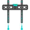 ONKRON Fixed TV Wall Mount for 35-65 Inch Screen up to 150 lbs, Ultra Slim Low Profile TV Mount, VESA 75x75-400x400, Flat to Wall Bracket, Universal Television Mount, 8", 16" Studs Black view 1