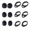 BLLQ Replacement for Samsung Gear IconX (2018 Edition) Ear Tips Wingtips 12 PCS Accessories, Silicone Earhooks Earbuds Cover Eargels Eartips Compatible with Gear IcoonX, Black 12pcs view 1