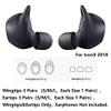 BLLQ Replacement for Samsung Gear IconX (2018 Edition) Ear Tips Wingtips 12 PCS Accessories, Silicone Earhooks Earbuds Cover Eargels Eartips Compatible with Gear IcoonX, Black 12pcs view 2
