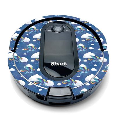 MIGHTY SKINS MightySkins Compatible with Shark Iq Robot - Rainbow Pegasus | Protective, Durable, and Unique Vinyl Decal Wrap Cover | Easy to Apply, Remove, and Change Styles | Made in The USA
