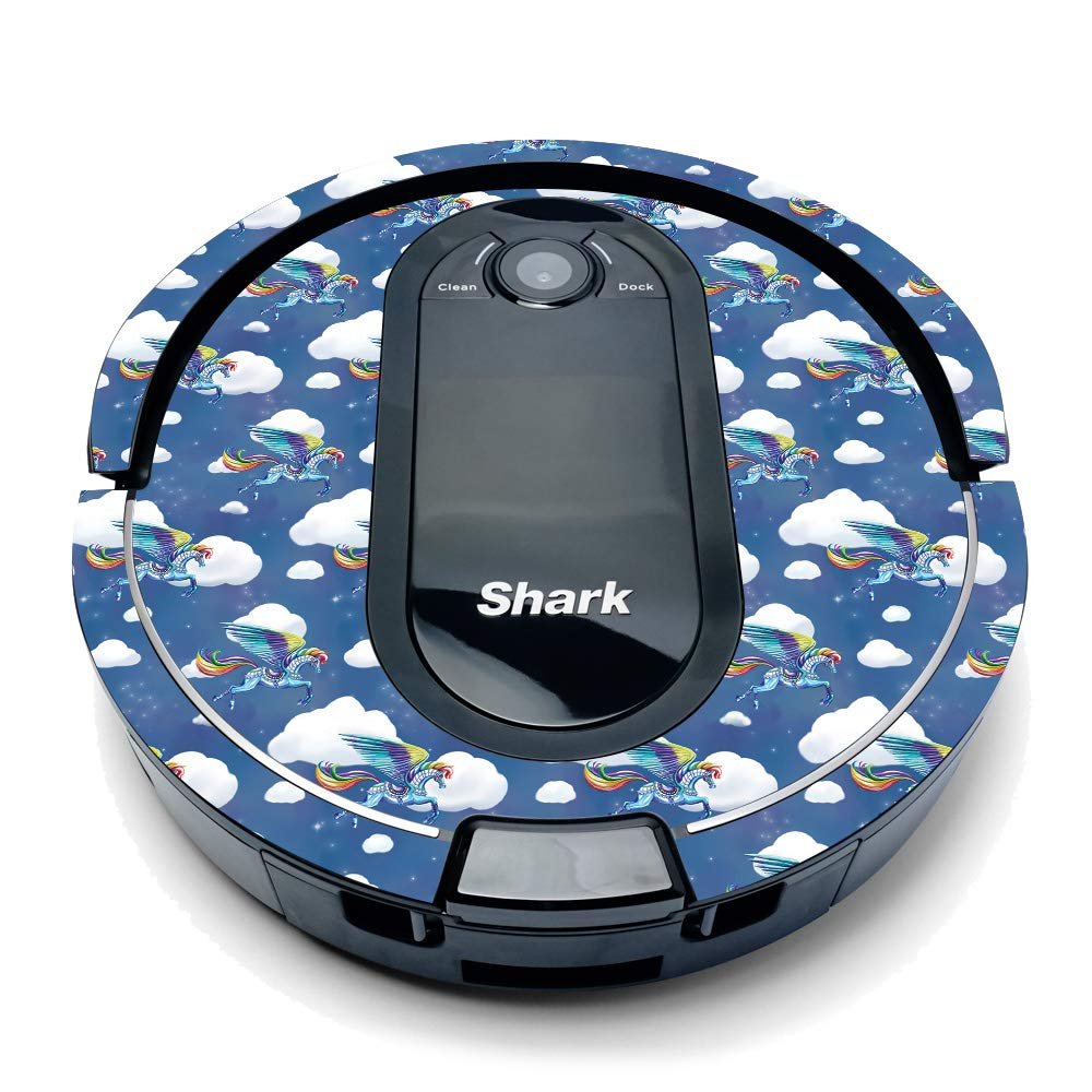MIGHTY SKINS MightySkins Compatible with Shark Iq Robot - Rainbow Pegasus | Protective, Durable, and Unique Vinyl Decal Wrap Cover | Easy to Apply, Remove, and Change Styles | Made in The USA