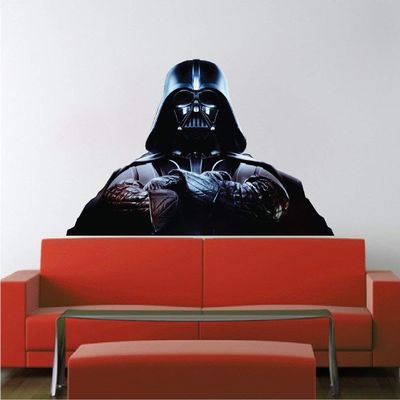 Vader Wallpaper Sticker Home Decor - Darth Vader Wall Mural Design Movies Wall Decor Office Rooms Kids Nursery Removable Decor for Apartment Dorm Rooms, b31