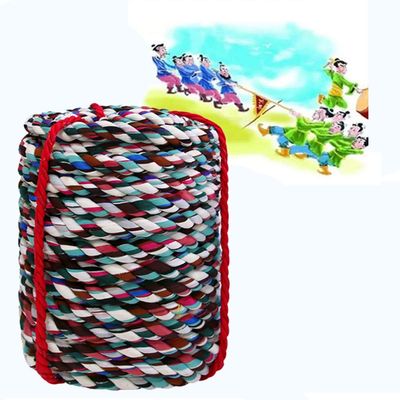 Cloth Braided Macrame Rope Cotton Rope 25mm-40mm Tug-of-war Competition School Sports Group Activities Adult Child Student Kids Strength Training Equipment Linen Rope Outdoor (Size : 30mm/20m(24))