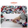 Cloth Braided Macrame Rope Cotton Rope 25mm-40mm Tug-of-war Competition School Sports Group Activities Adult Child Student Kids Strength Training Equipment Linen Rope Outdoor (Size : 30mm/20m(24)) view 3