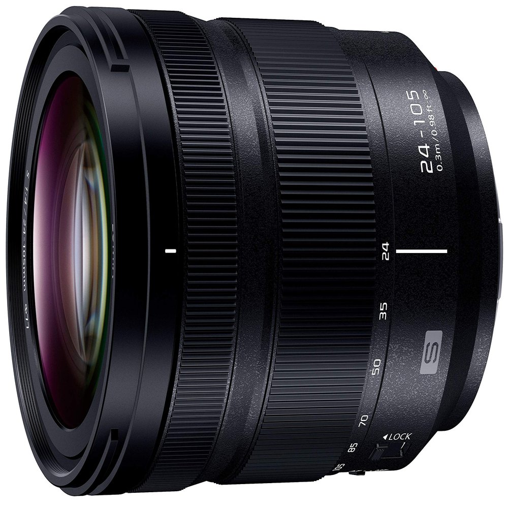 Panasonic Lumix Lumix S 24-105mm F4 Macro O.I.S. Black S-R24105 Standard Zoom Lens for Full Size Mirrorless SLR L-Mount System