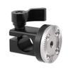CAMVATE 15mm Single Rail Rod Clamp with M6 Rosette Mount for DSLR Camera Cage Handgrip - 2319 view 1