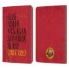 Head Case Designs Officially Licensed Guns N' Roses Names Vintage Leather Wallet Case Compatible with Kindle Paperwhite 1/2 / 3 view 1