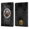 Head Case Designs Officially Licensed Guns N' Roses Sweet Child O' Mine Vintage Leather Wallet Case Compatible with Kindle Paperwhite 1/2 / 3 view 1