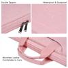 14 15 Inch Laptop Case Women Ladies Bag TSA Laptop Sleeve for MacBook Pro 14" M5/M4/M3/M2/M1, Macbook Air 15 M4/M3, Dell XPS 15/Inspiron 14, Acer HP Lenovo ASUS Chromebook 14" Notebook Case Bag, Pink view 4