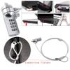 Asixx Laptop Combination Security Lock?1.2M Safe Cable Chain Theft Deterrent 4 Digit Password for Notebook view 2