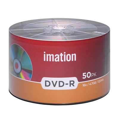 1200 Pack Imation DVD-R 16X 4.7GB/120Min Branded Logo Blank Media Recordable Movie Data Disc