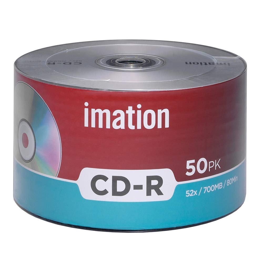 1200 Pack Imation CD-R 52X 700MB/80Min Branded Logo Blank Media Recordable Data Disc