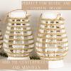 Bulk Case of 3 Jute Twine Lanterns for Crafting, Decorating & Holiday Displaying view 2