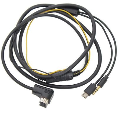 Mathenia Car Parts, Auto Stereo CD Changer Aux Adapter Audio Input Smart Phone Charge Cable for Pioneer IP-BUS IN Socket - (Color Name: For Android)