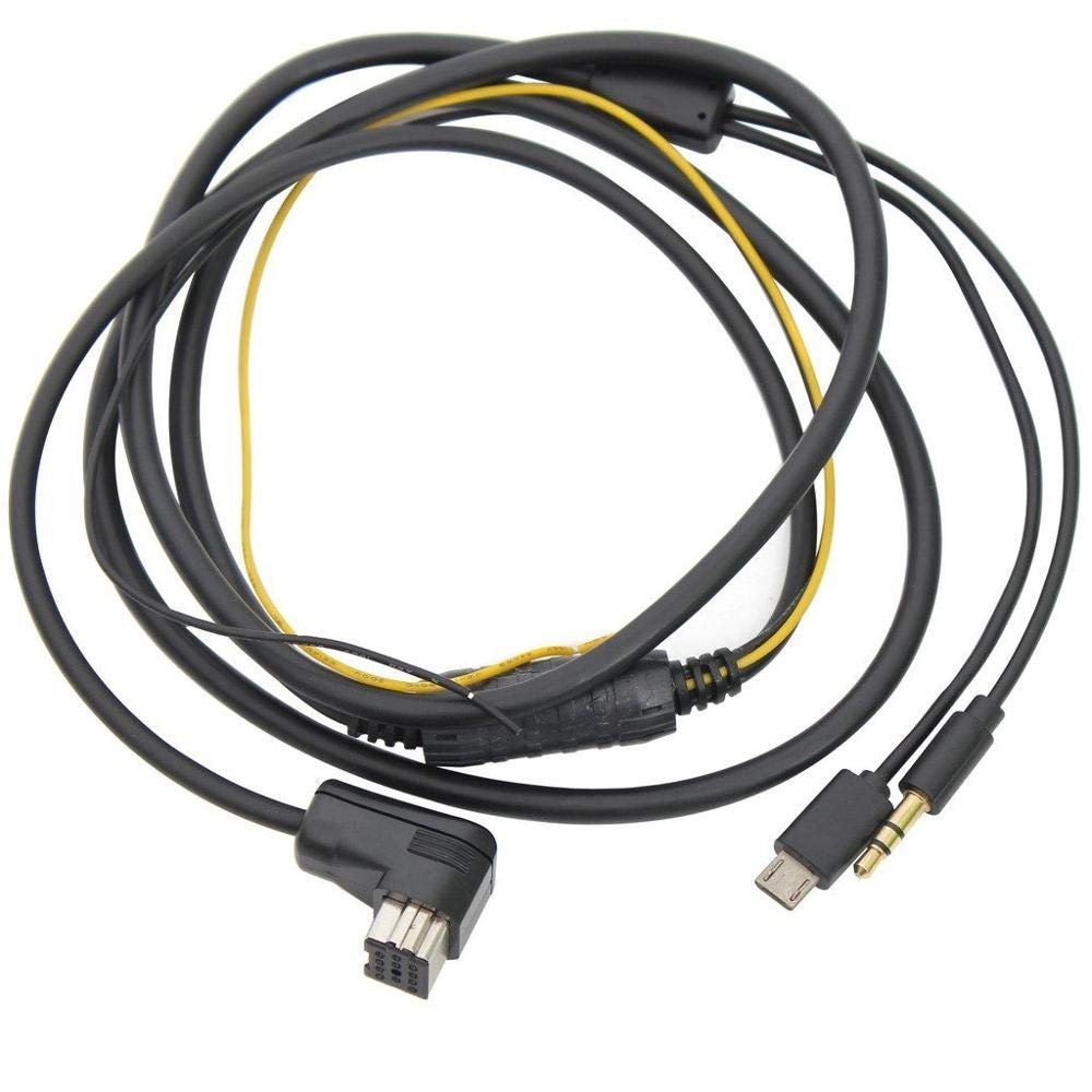 Mathenia Car Parts, Auto Stereo CD Changer Aux Adapter Audio Input Smart Phone Charge Cable for Pioneer IP-BUS IN Socket - (Color Name: For Android)