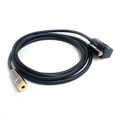 Mathenia Car Parts, Female 3.5MM Audio Jack To AMI Media AUX IN Interface Cable Adaptor for Mercedes Benz - (Color Name: 140CM Ccable Length)