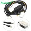 Mathenia Car Parts, 12Pin CD Changer Port to 3.5mm Audio Jack and Charging Cable AUX IN Cable For BMW E60 E61 E62 E63 E64 for iPhone 5 6 6S view 1