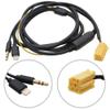 Mathenia Car Parts, 2PCS Car CD Removal Tools And 3.5mm Audio IN AUX Cable for iPhone Lightning Charging for Fiat Grande Punto 2007 Onwards - (Color Name: Aux Cable Only) view 3